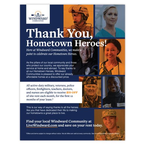 Hometown Hero Flyers image thumbnail Hometown Hero Flyers image thumbnail