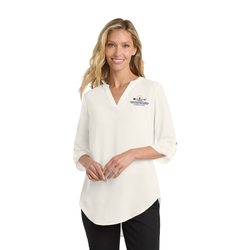 Image of Port Authority Ladies 3/4 Sleeve Tunic Blouse