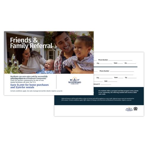 Resident Referral Cards image thumbnail Resident Referral Cards image thumbnail