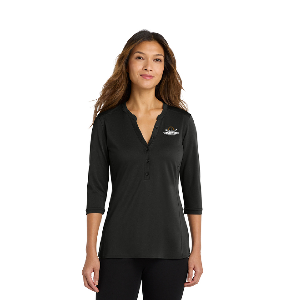 Port Authority ® Women's UV Choice Pique Henley primary image