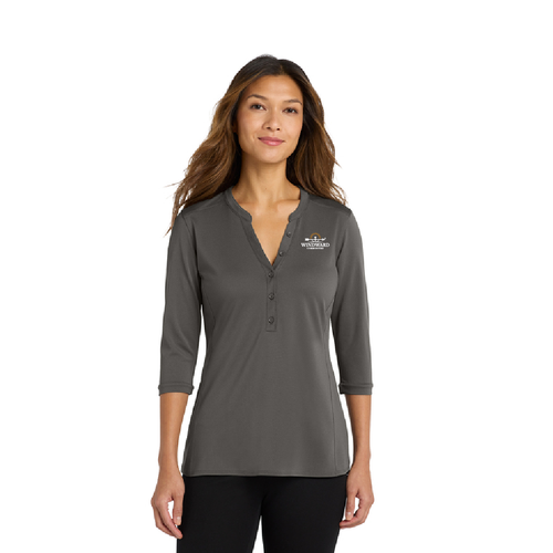 Port Authority ® Women's UV Choice Pique Henley image thumbnail