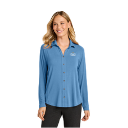 Image of Port Authority® Women’s Luxe Knit Button Tunic