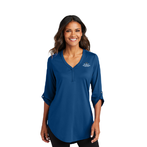 Port Authority® Women's City Stretch 3/4-Sleeve Tunic image thumbnail