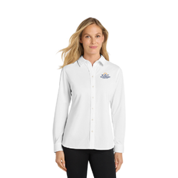 Image of Port Authority® Women's Dimension Knit Dress Shirt