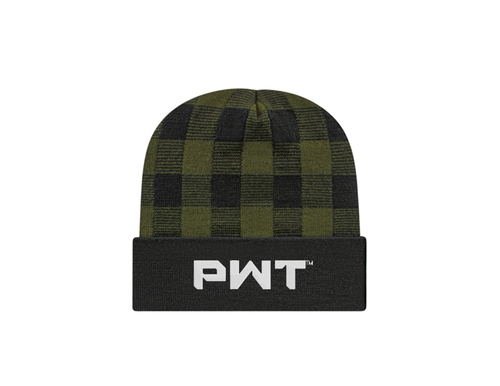 Plaid Knit Cap with Cuff image thumbnail Plaid Knit Cap with Cuff image thumbnail