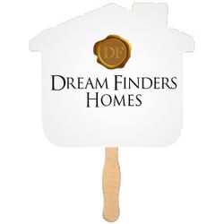 Image of Dream Finders Handheld House Shaped Fans