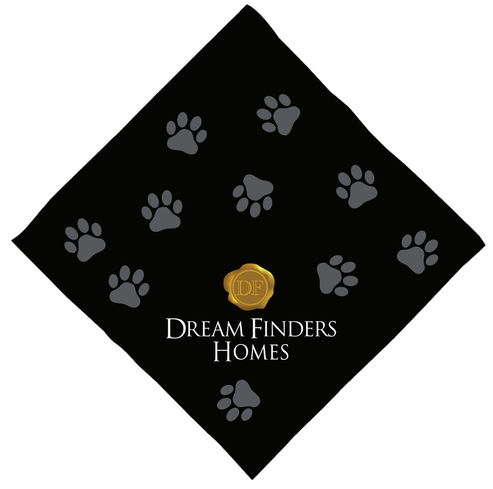 16" x 16" Dream Finders Homes Dog Bandana primary image