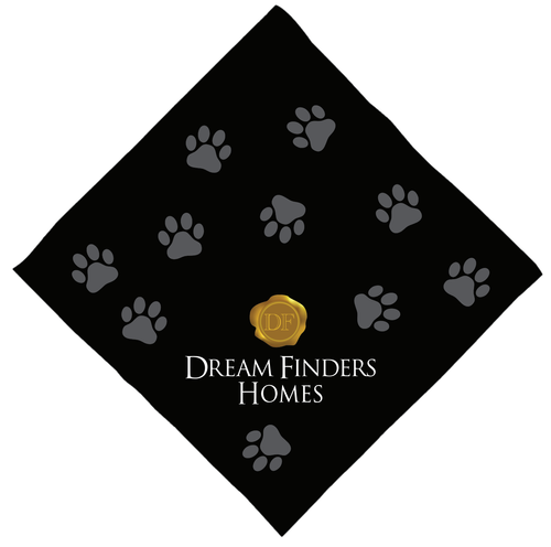 16" x 16" Dream Finders Homes Dog Bandana image thumbnail
