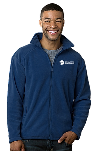 Blue Generation Mens Micro Fleece Full Zip Jacket image thumbnail