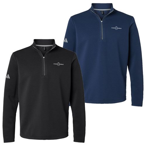 Men's Adidas® Spacer Quarter-Zip Pullover image thumbnail