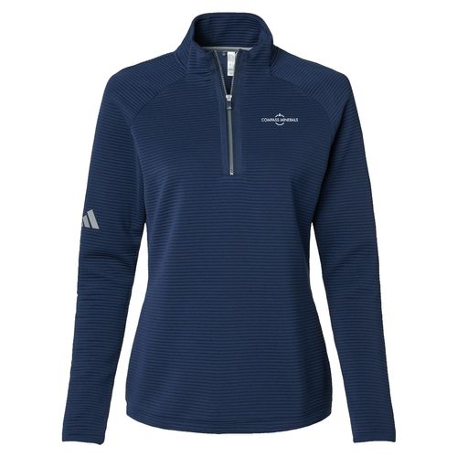 Women's Adidas® Spacer Quarter-Zip Pullover image thumbnail