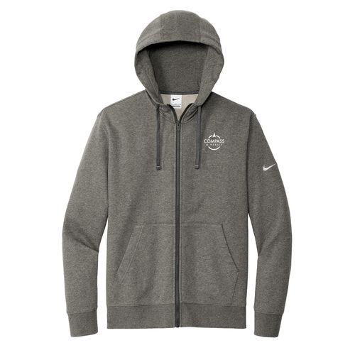Men's Nike Club Fleece Sleeve Swoosh Full-Zip Hoodie image thumbnail