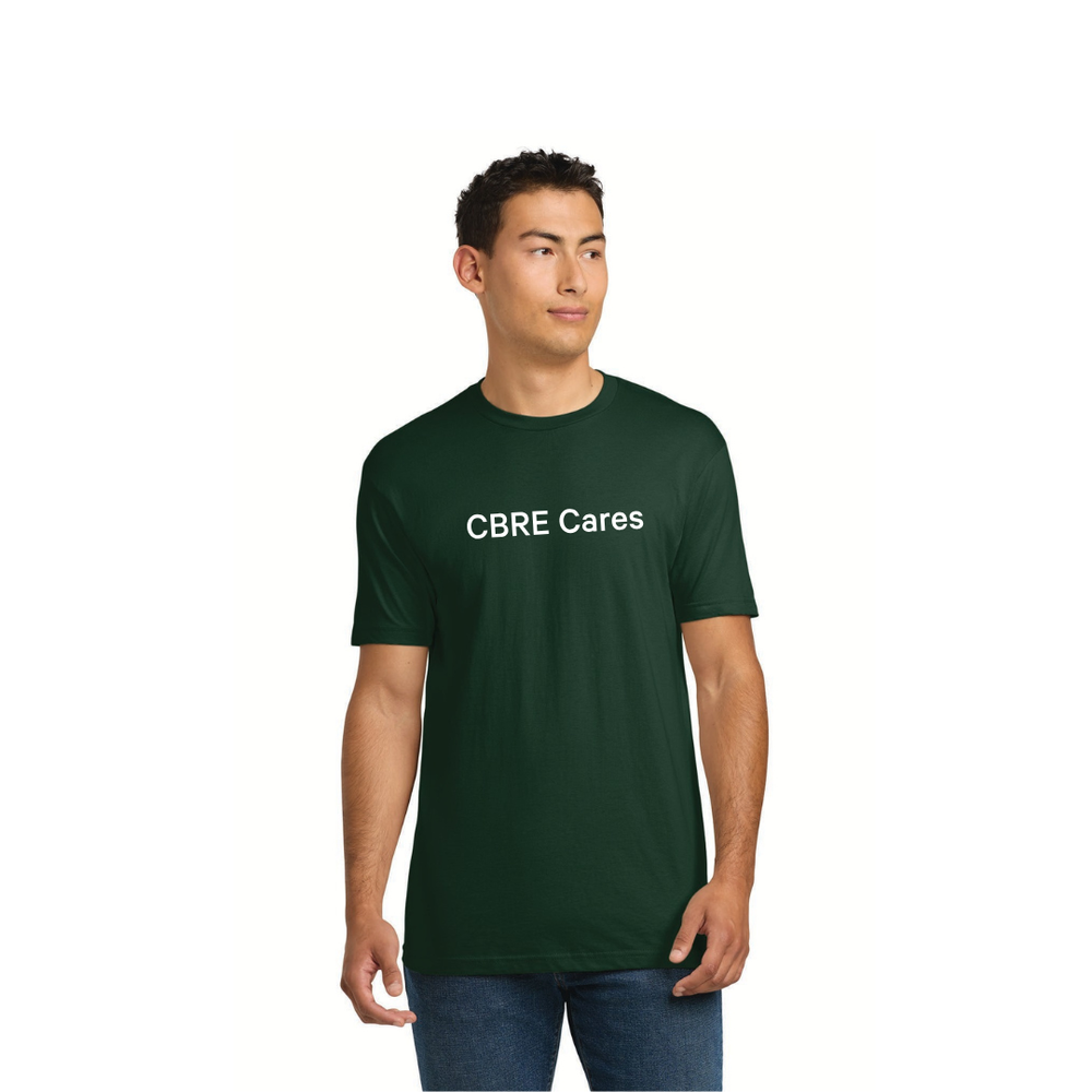 CBRE CARES Next Level Apparel Unisex Cotton Tee. primary image