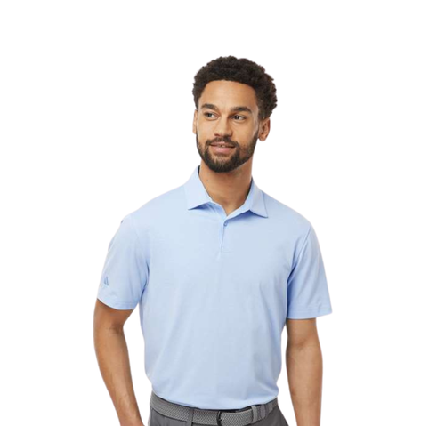 Adidas Blend Polo - Blue Dawn Melange image thumbnail