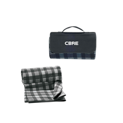 Image of Padded Water-Resistant Fleece Picnic Blanket