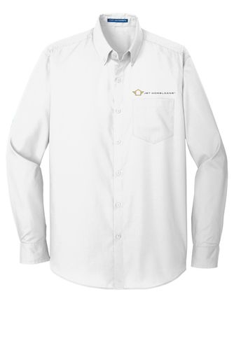 Port Authority Long Sleeve Carefree Poplin Shirt.  image thumbnail