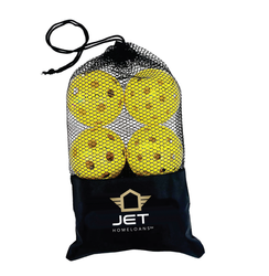 Image of Indoor/Outdoor Pickleball Plus Imprinted Balls and Mesh Bag