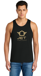Image of Jet Mens Next Level Apparel Cotton Muscle Tank