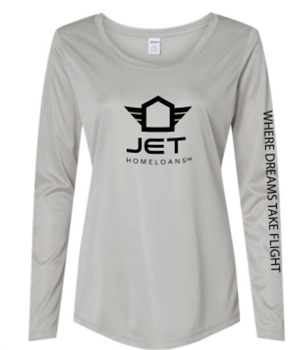 Jet HomeLoans- Ladies Paragon Long Islander L/S T-Shirt image thumbnail