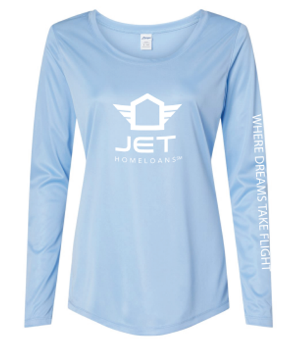 Jet HomeLoans- Ladies Paragon Long Islander L/S T-Shirt image thumbnail