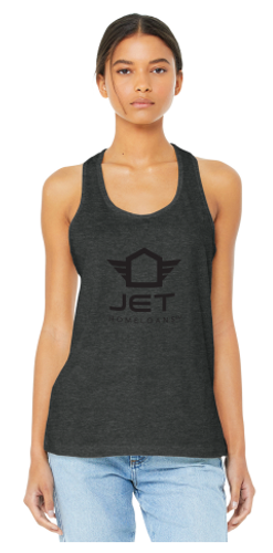 Jet HomeLoans- Ladies BELLA+CANVAS Racerback Tank image thumbnail