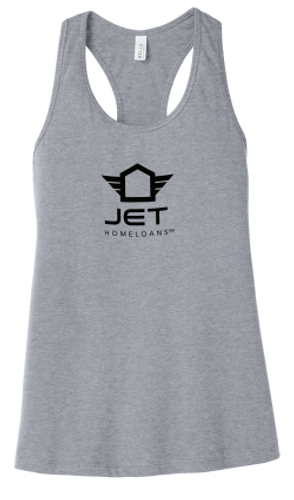 Jet HomeLoans- Ladies BELLA+CANVAS Racerback Tank image thumbnail