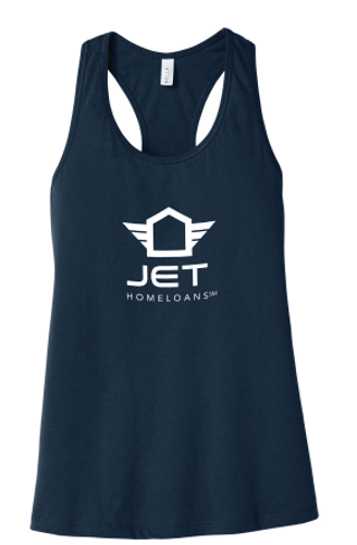 Jet HomeLoans- Ladies BELLA+CANVAS Racerback Tank image thumbnail