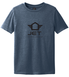 Image of Jet Unisex Youth Perfect Blend® CVC Tee