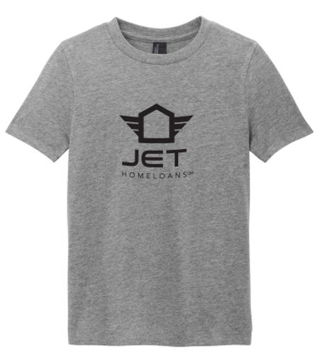 Jet Unisex Youth Perfect Blend® CVC Tee image thumbnail