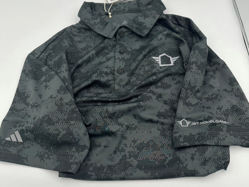 Jet HomeLoans- Men's Camo Adidas Polo image thumbnail