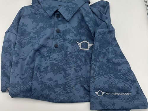 Jet HomeLoans- Men's Camo Adidas Polo image thumbnail