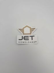 Image of Jet HomeLoans - 3" Jet Stacked Logo Sticker