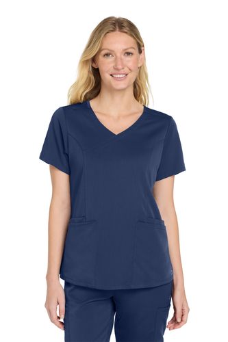  Scrub top - Wink Women's Premiere Flex Mock Wrap image thumbnail