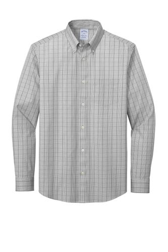 Brooks Brothers Wrinkle-Free Stretch Patterned Shirt BB18008 image thumbnail