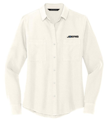 Image of MERCER+METTLE Women's Stretch Crepe Long Sleeve Camp MM2013