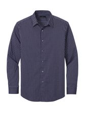 Image of Brooks Brothers Tech Stretch Patterned Shirt BB18006