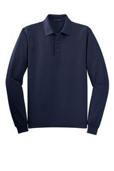 Image of Port Authority Tall Silk Touch Long Sleeve Polo. TLK500LS