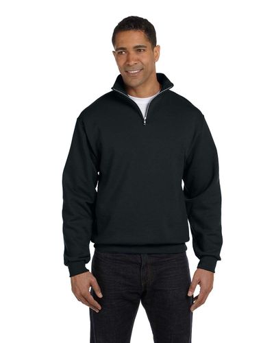 Kalama Chinook Adult NuBlend® Quarter-Zip Cadet Collar Sweatshirt image thumbnail