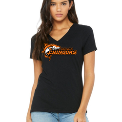 Image of Kalama Chinooks Ladies' V-Neck T-Shirt 