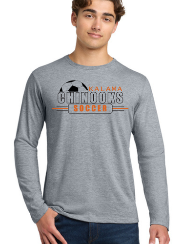 Girls Soccer Long Sleeved Tshirt image thumbnail