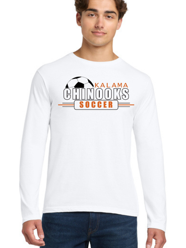 Girls Soccer Long Sleeved Tshirt image thumbnail