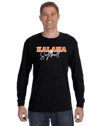 Image of Softball Long Sleeved Tshirt