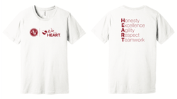 Image of BELLA + CANVAS Unisex Heather T-Shirt – Win with HEART