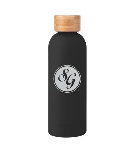 17 Oz. Stainless Steel Bottle With Bamboo Lid image thumbnail