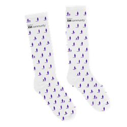 Image of Flat Knit Crew Dress Socks