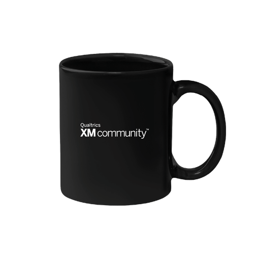 XM Community - 11 Oz. Black Mug image thumbnail