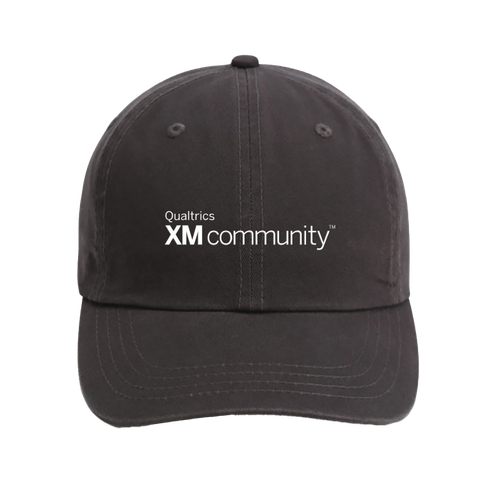 XM Community Charcoal Dad Hat image thumbnail