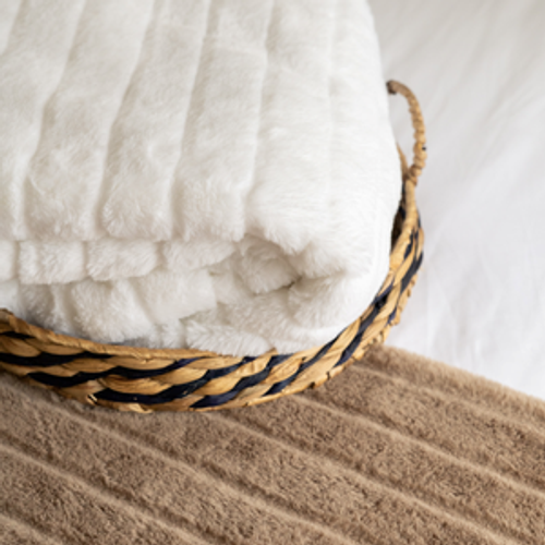 Kanata Aspen Throw - Ivory image thumbnail