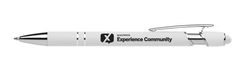 Image of Ellipse Softy White Barrel Metal Pen w/ Stylus - New