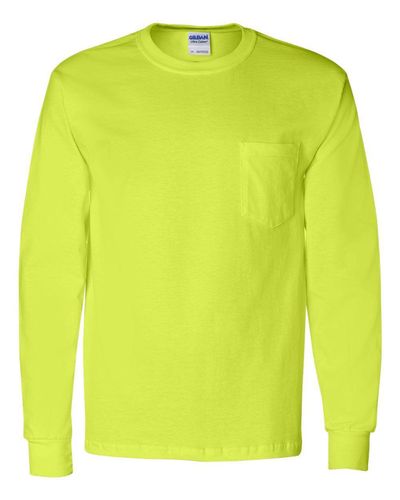 Ultra Cotton® Long Sleeve Pocket T-Shirt - 2410 image thumbnail